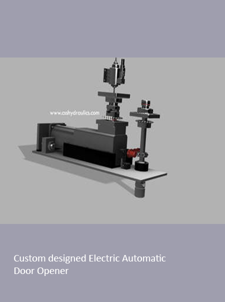 custom designed electric automatic door opener